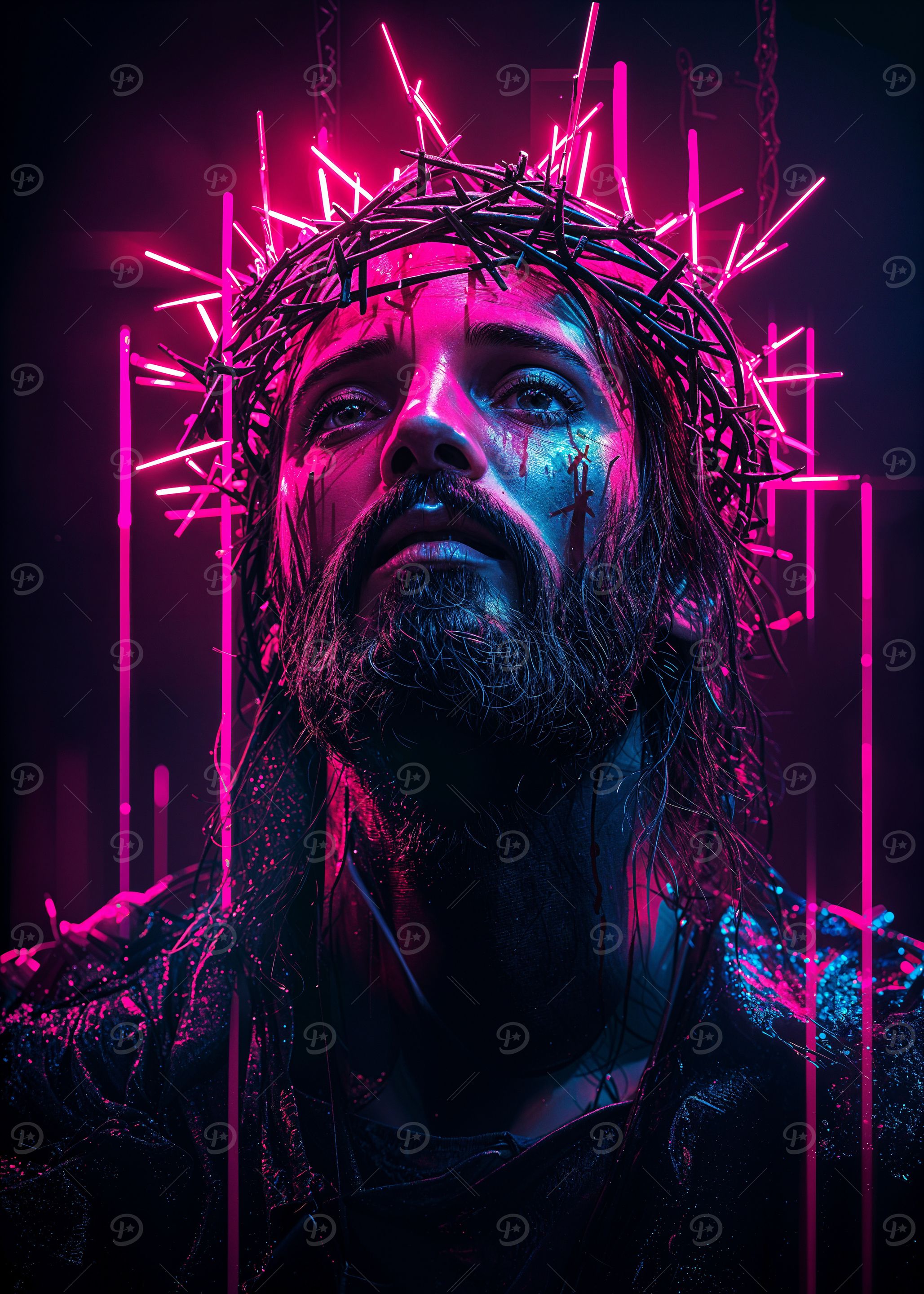 Jesus in Neon Lights