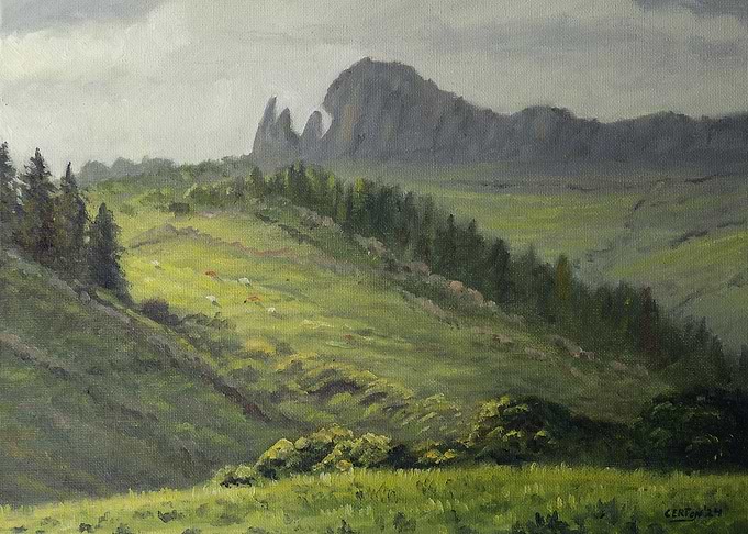 Mountain Landscape Painting