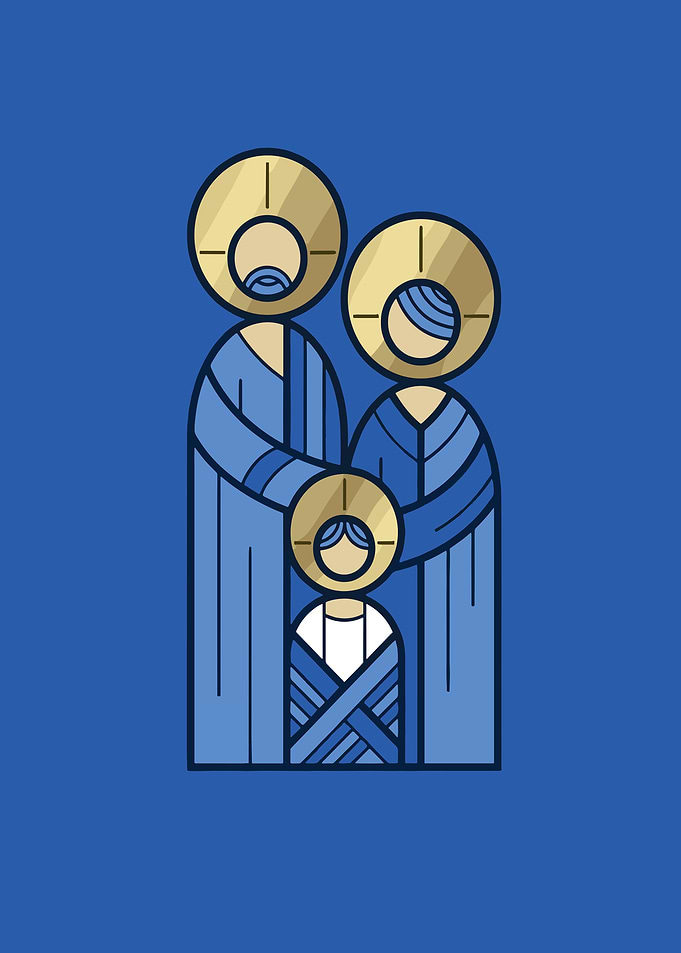 Holy Family Illustration