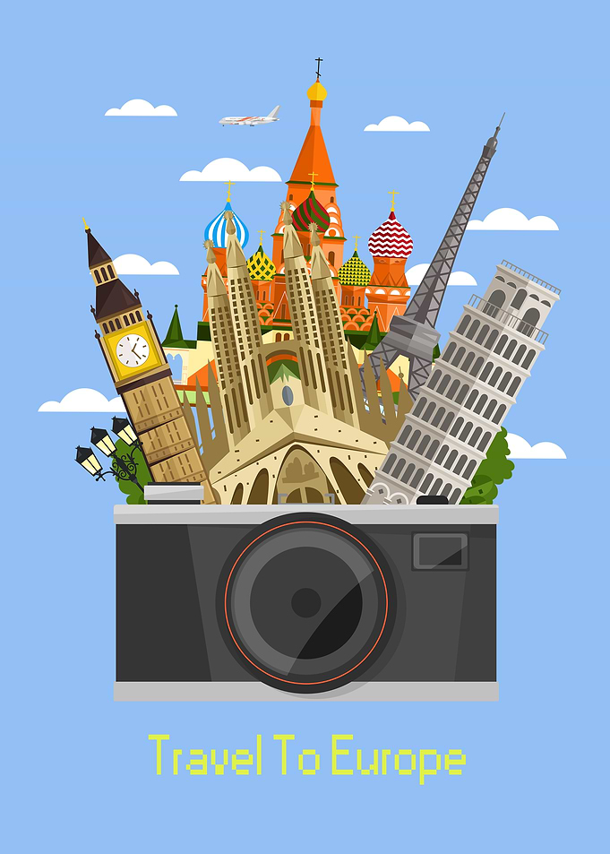 European Travel Poster