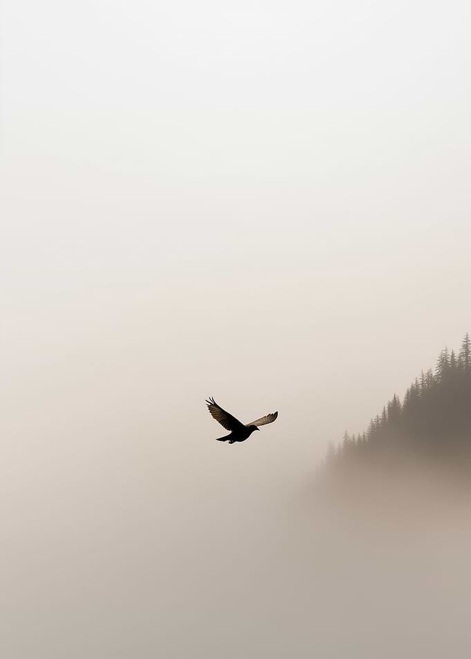 Bird in Fog