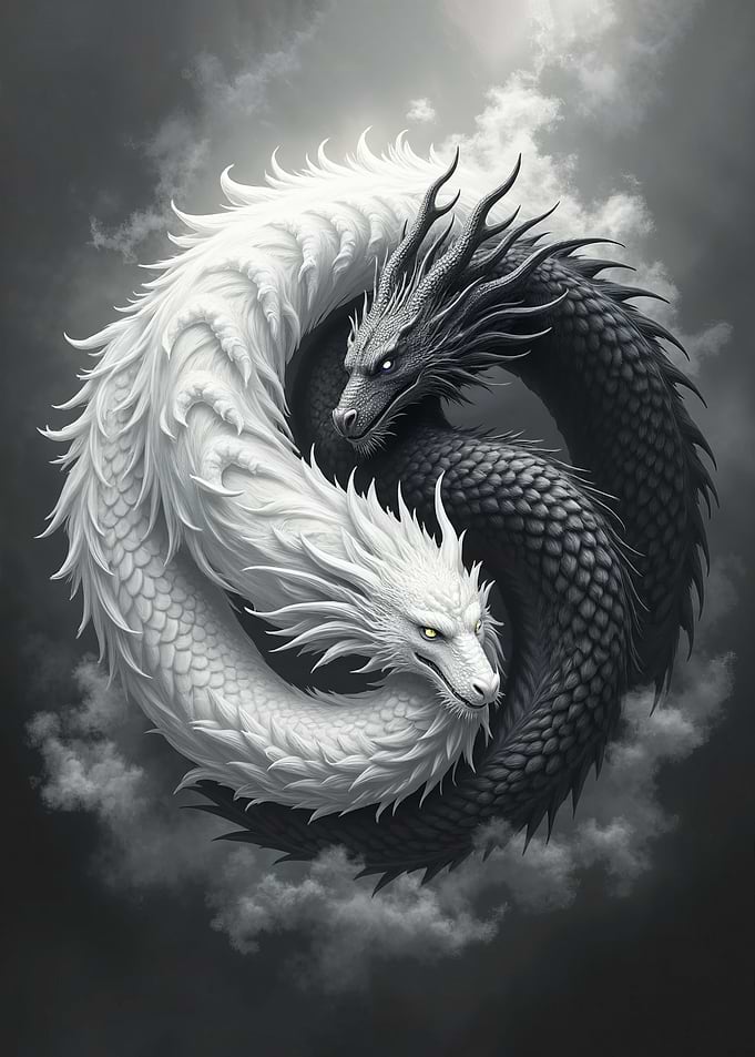 Yin Yang Dragons
