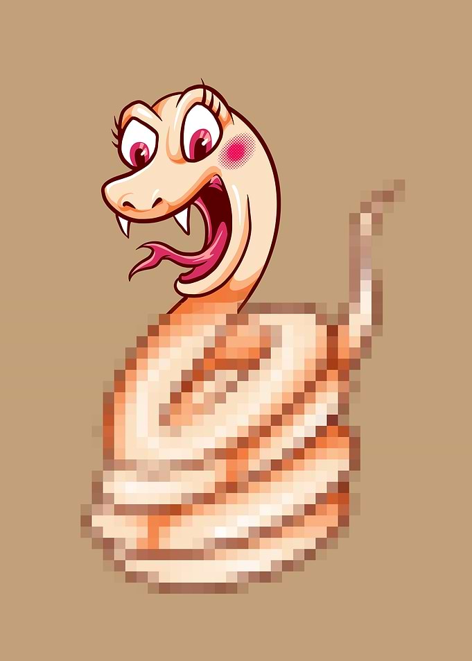 Cute Snake Cartoon