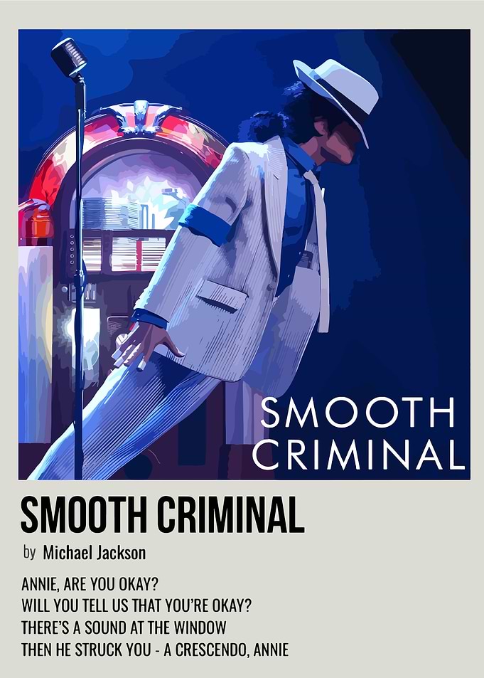Michael Jackson Smooth Criminal Poster