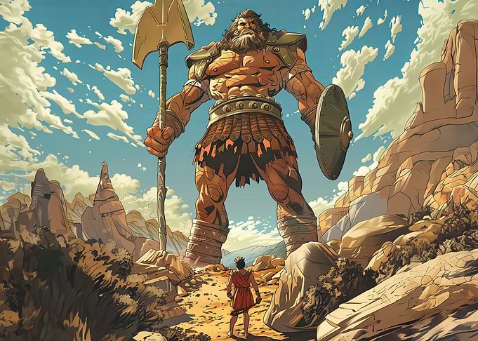 David and Goliath