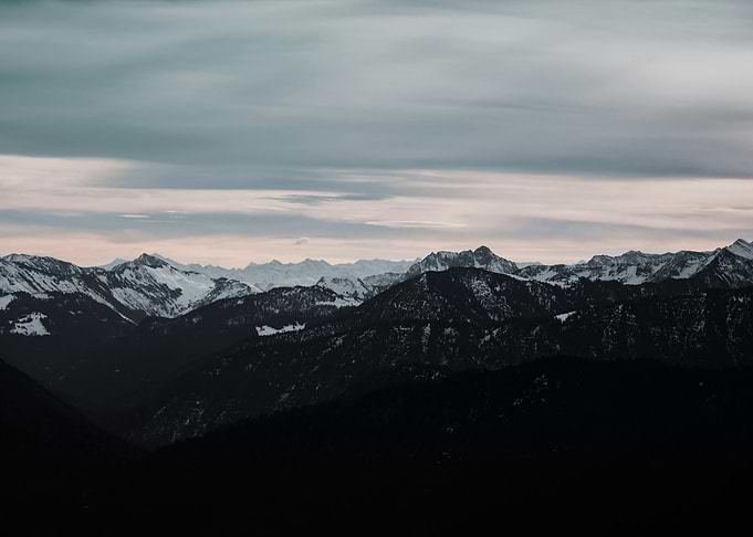 Snowy Mountain Range