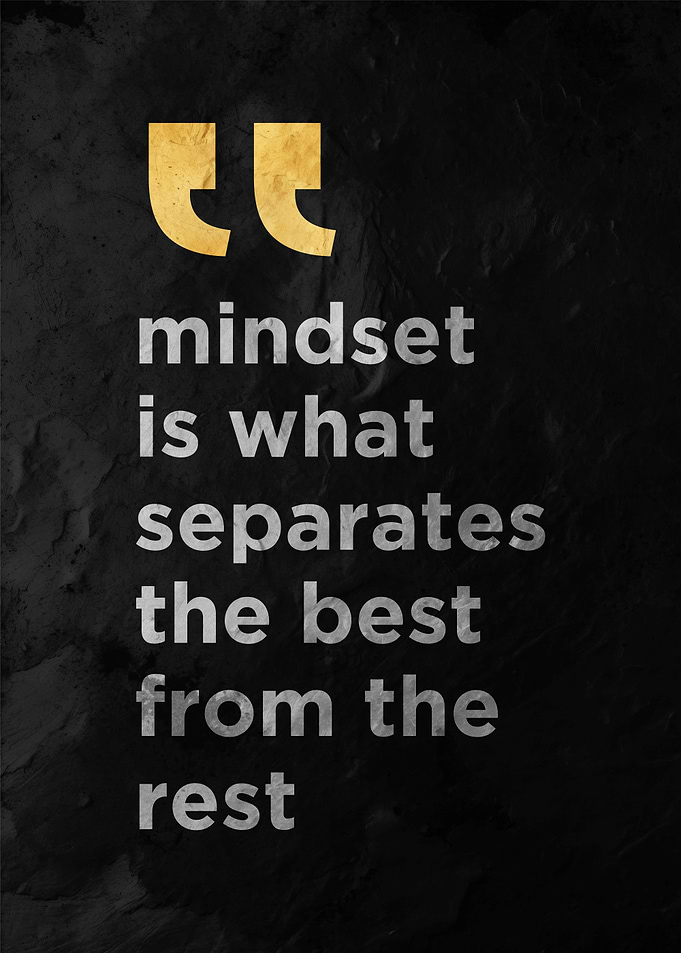Mindset Quote Poster