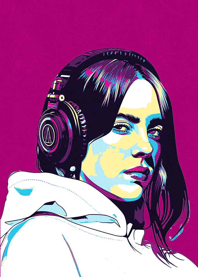 Billie Eilish Pop Art