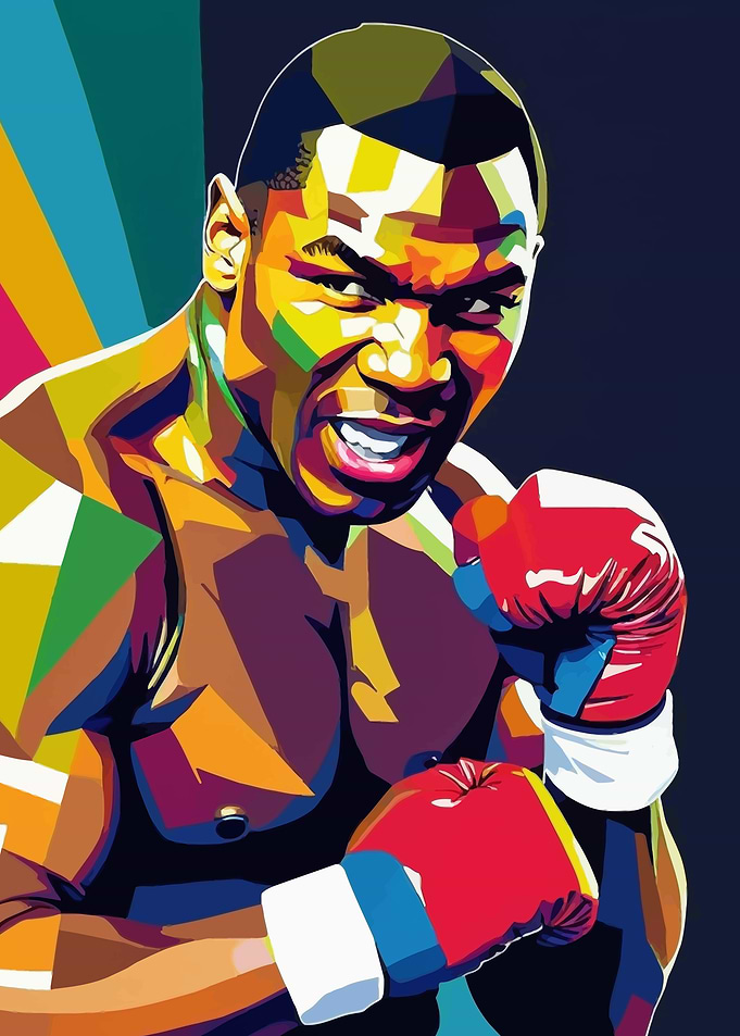 Mike Tyson Pop Art