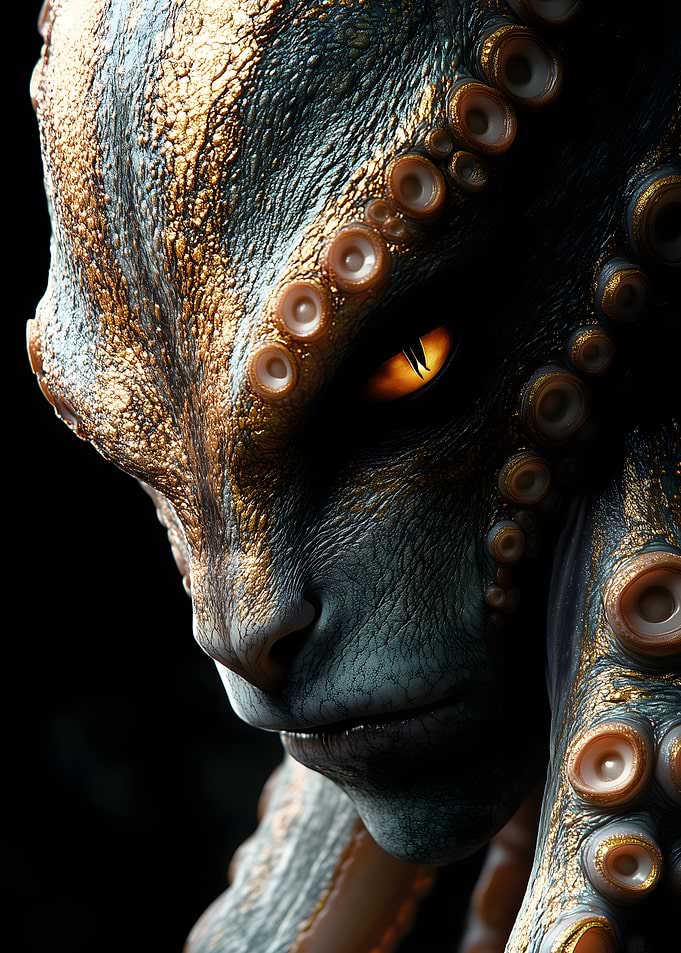 Octopus Creature Portrait Animal