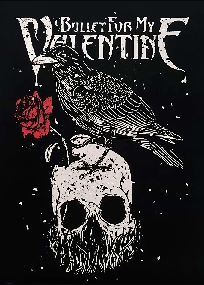 Bullet For My Valentine Skull & Raven