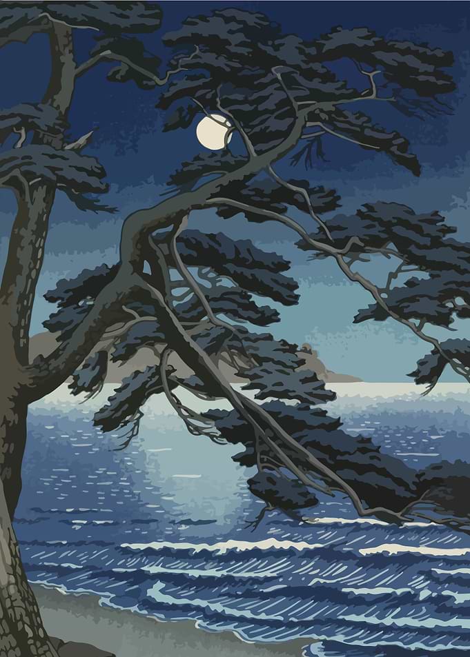 Moonlit Seascape