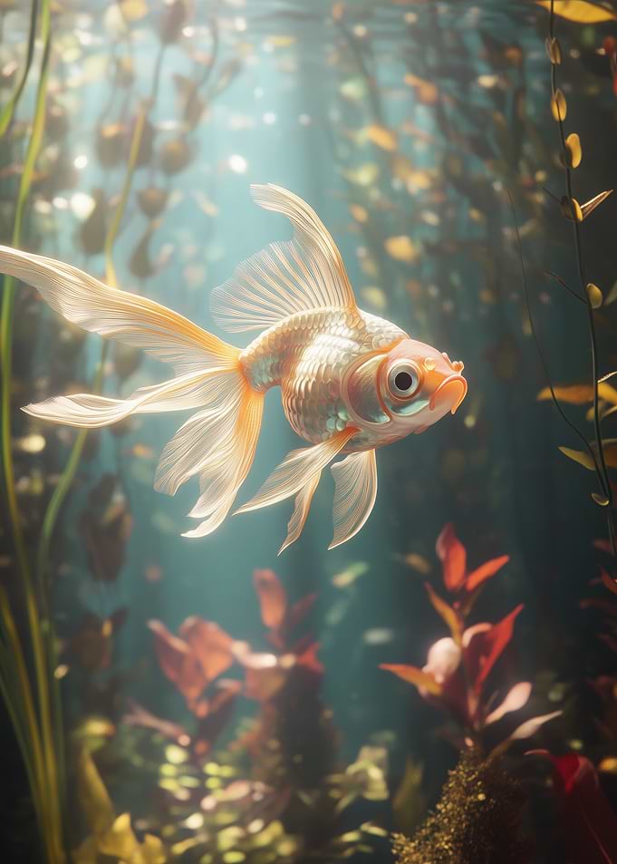 Goldfish in Aquarium