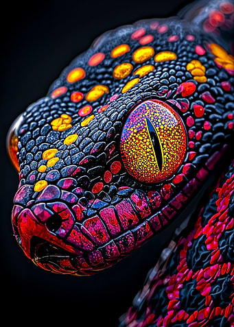 Close-up Snake Eye
