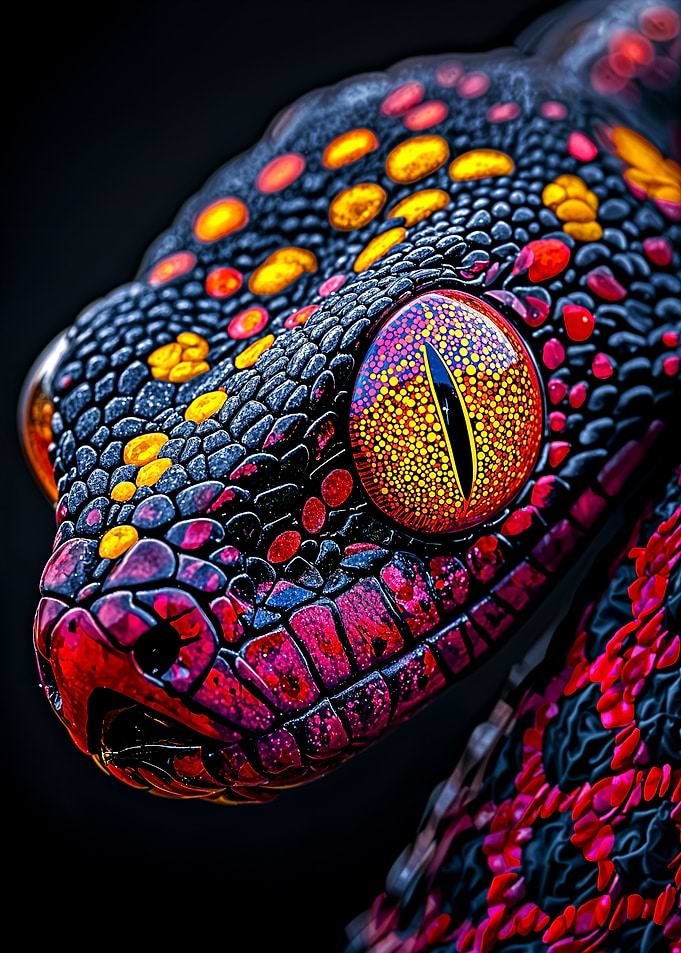 Close-up Snake Eye