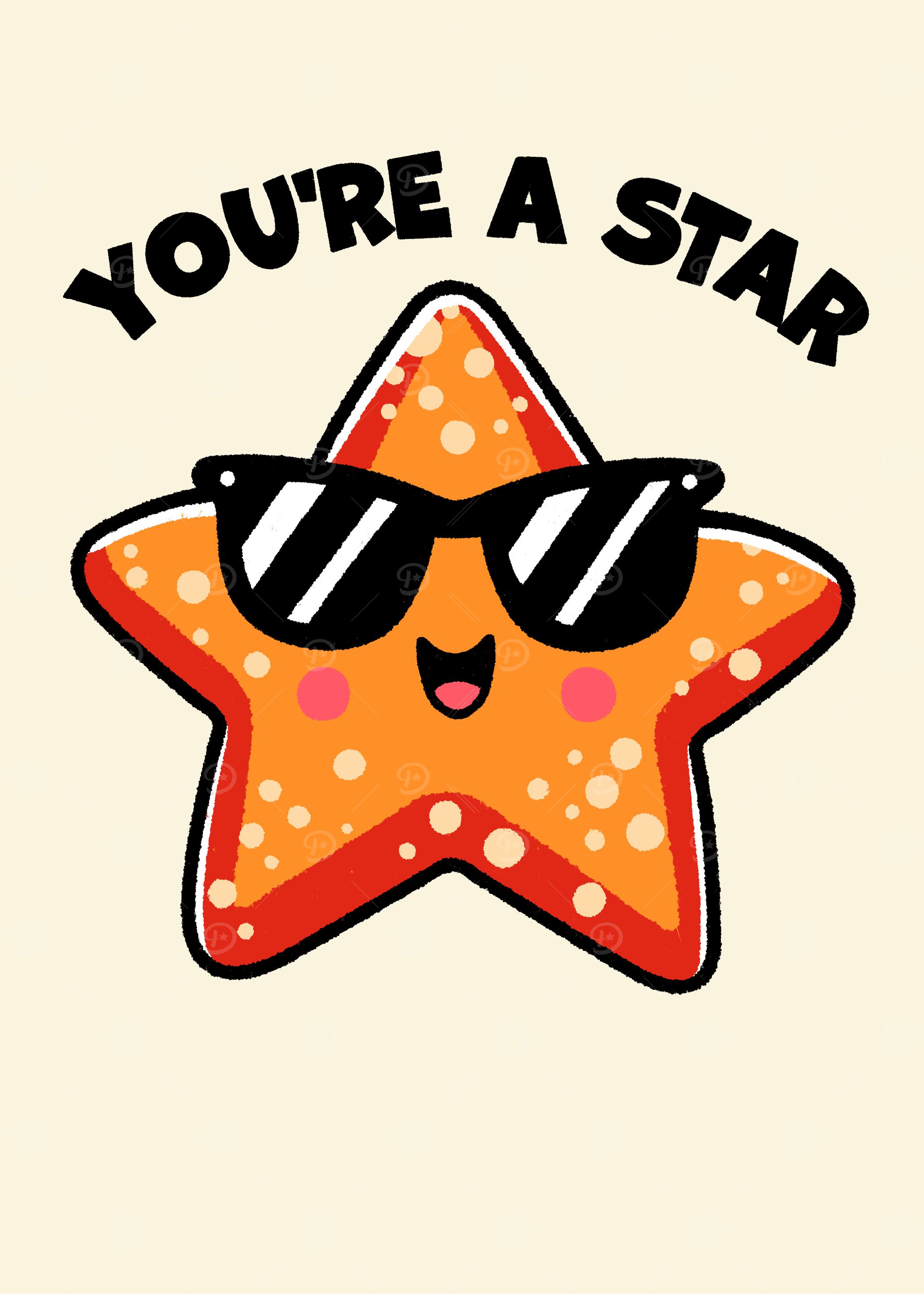 You're a star starfish