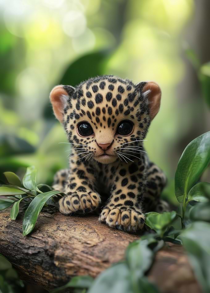 Cute Leopard Cub