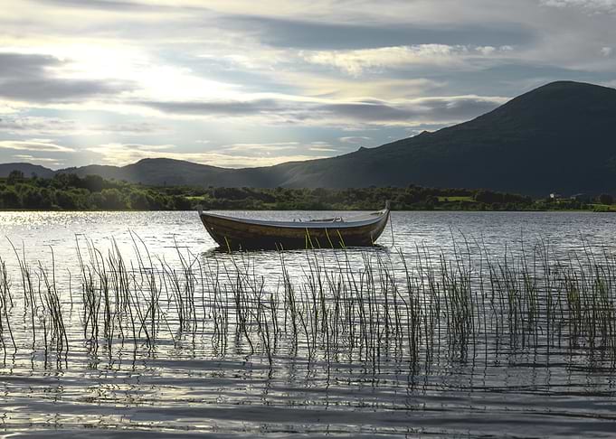 Boat at Leknes in Lofoten