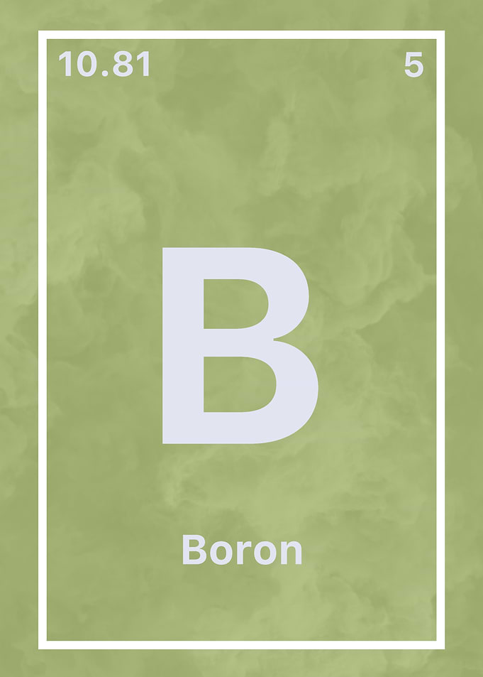 Boron Element Poster