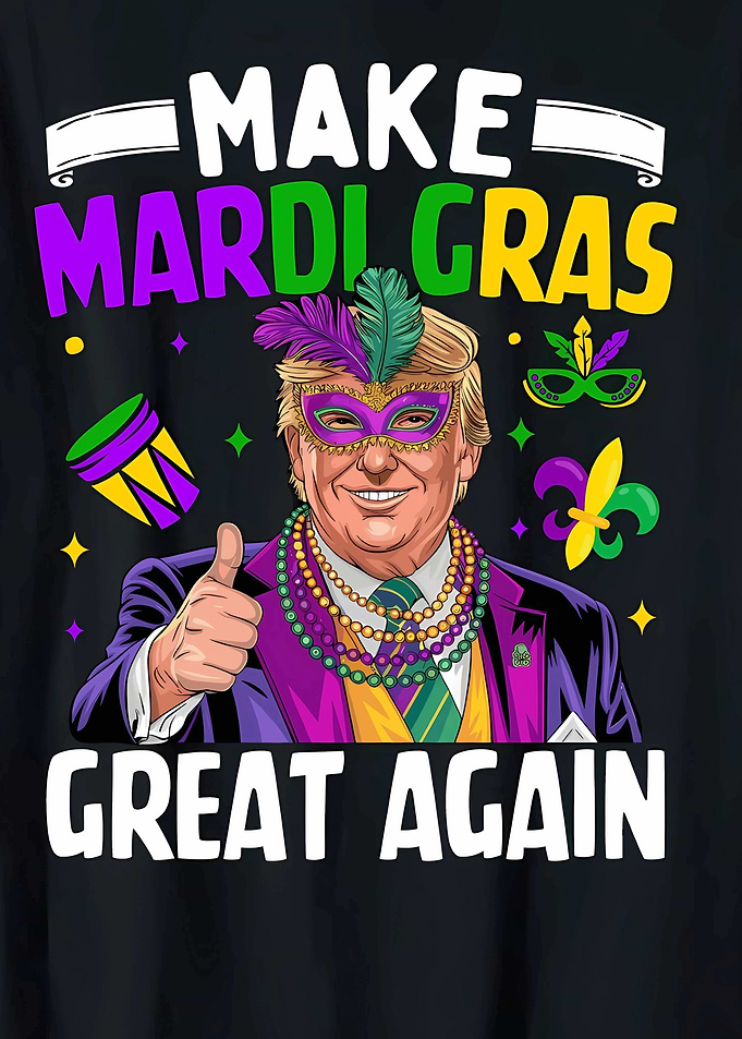 Mardi Gras Trump T-Shirt