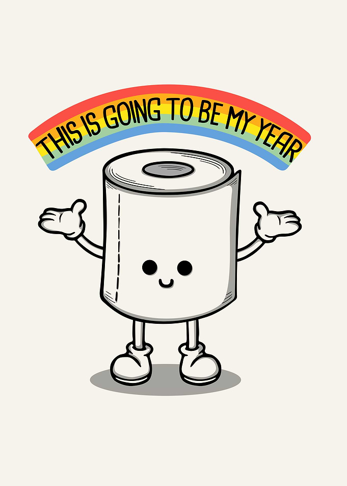 Toilet Paper Character