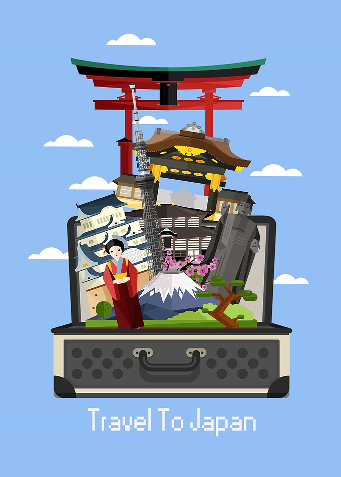 Japan Travel Poster