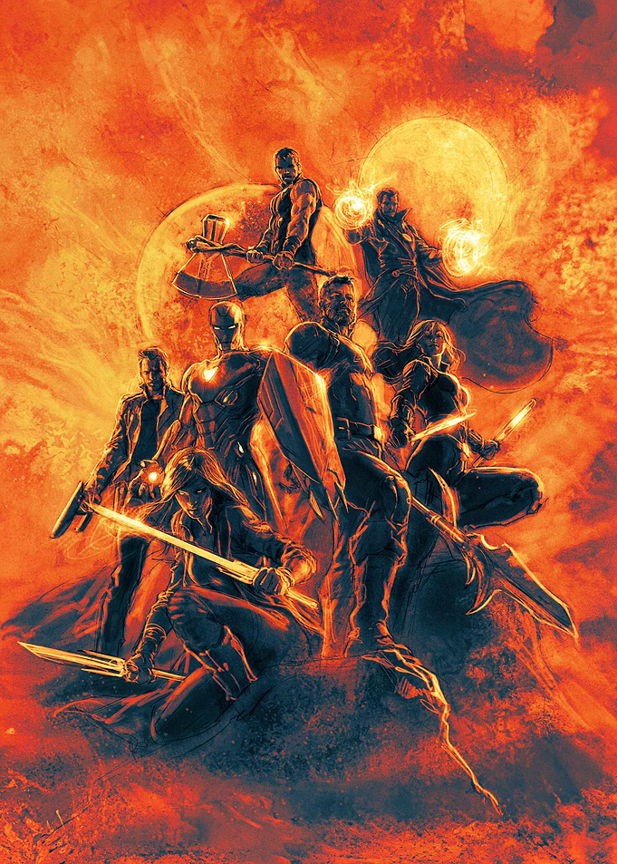 Infinity Saga Sketch 4