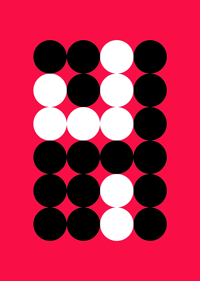 PINK Minimal Style Geometric Art