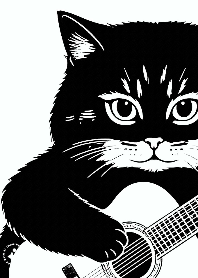 Black Cat Guitarist