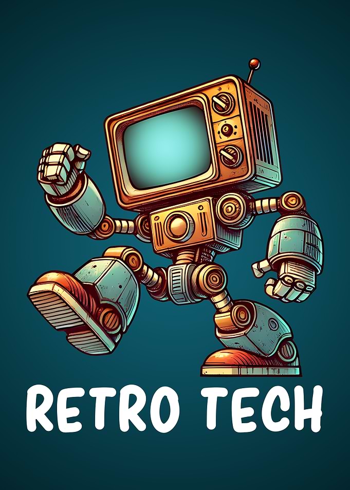Retro Tech Vintage Robot