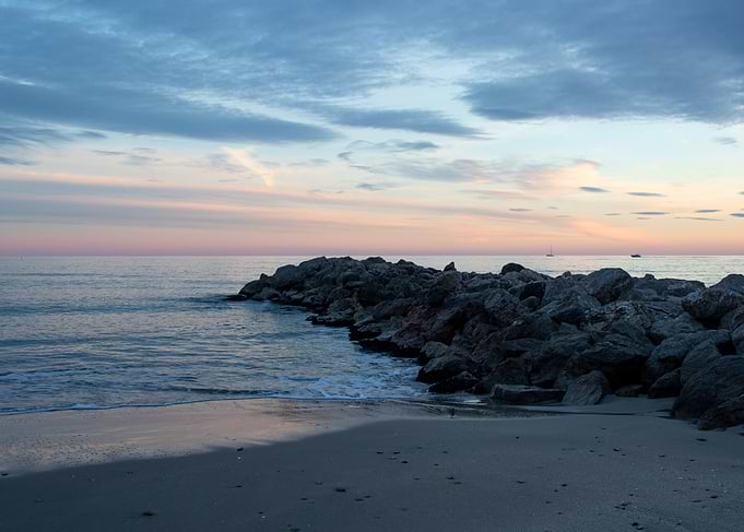 Seascape at Sunset