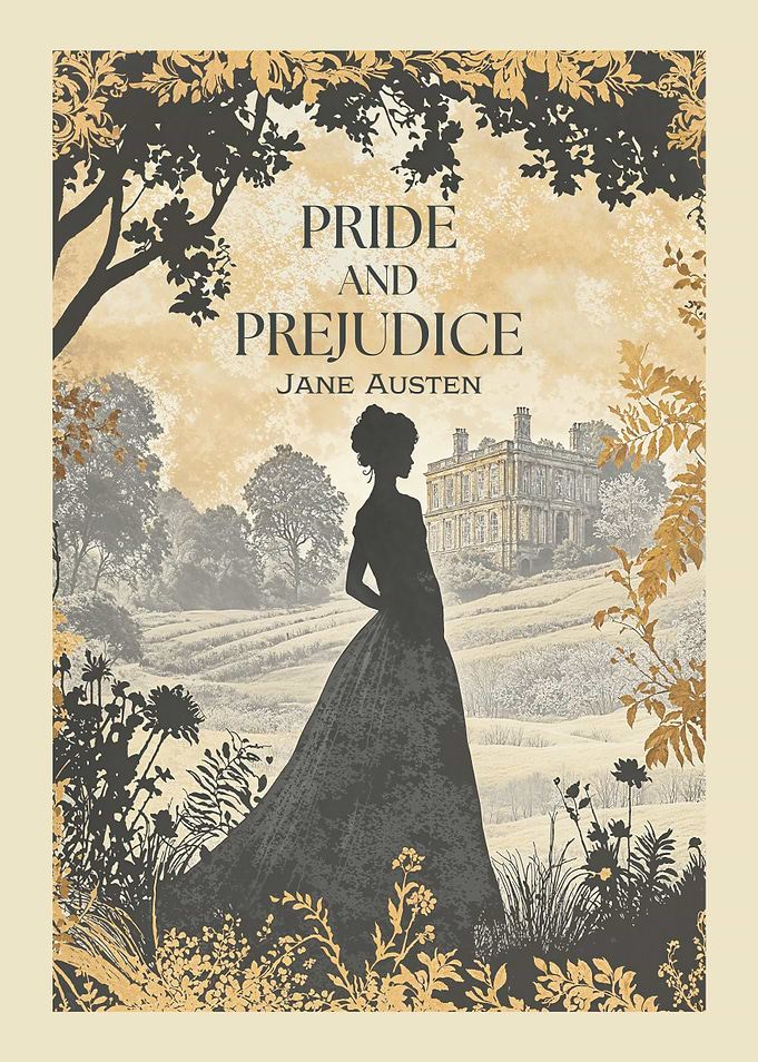 Pride and Prejudice Austen Book Cover