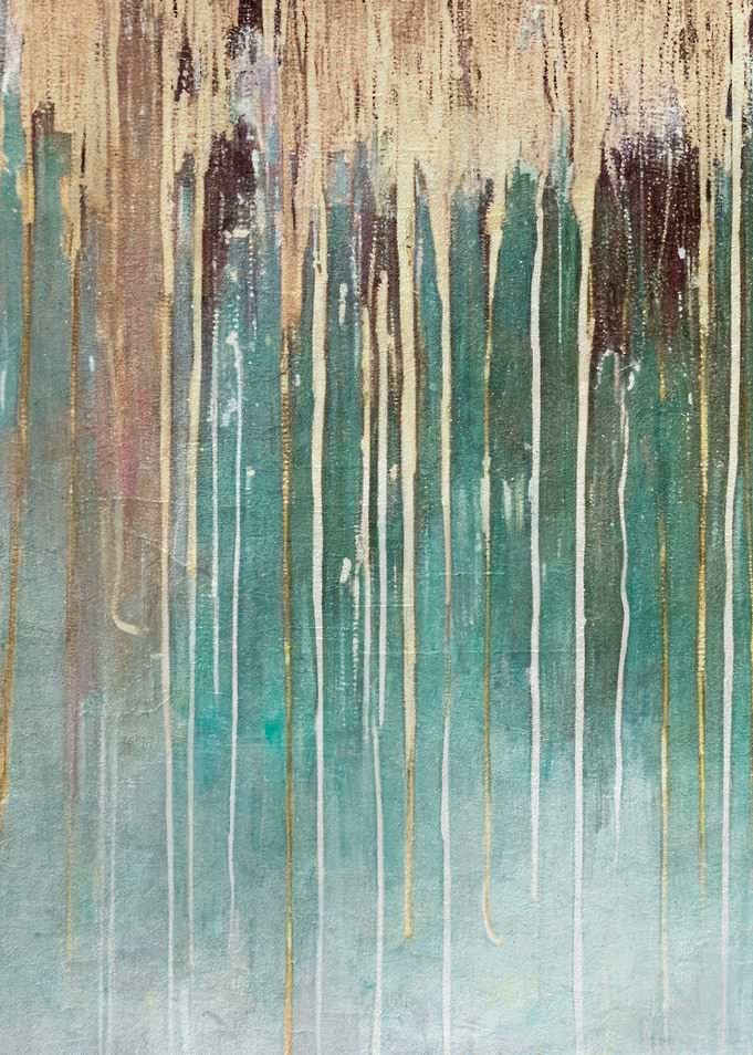 Abstract Dripping Paint
