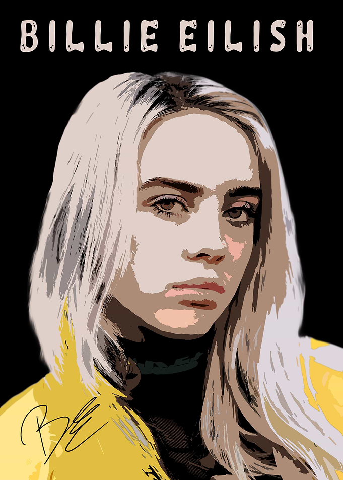 Billie Eilish Pop Art