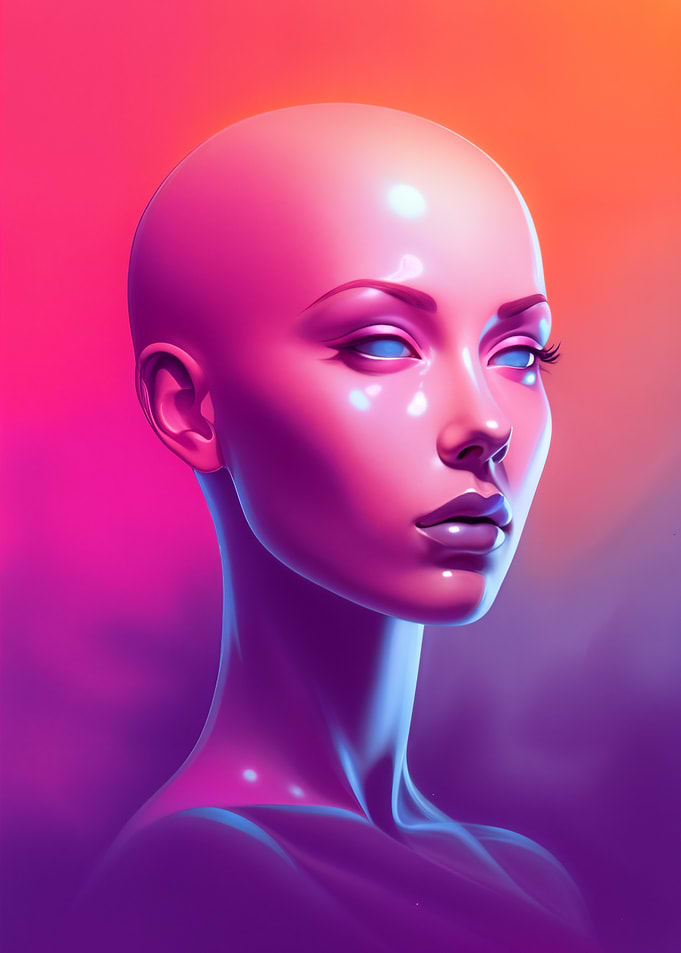 Neon Portrait