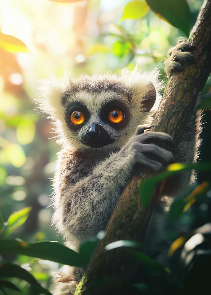 Lemur in the Jungle