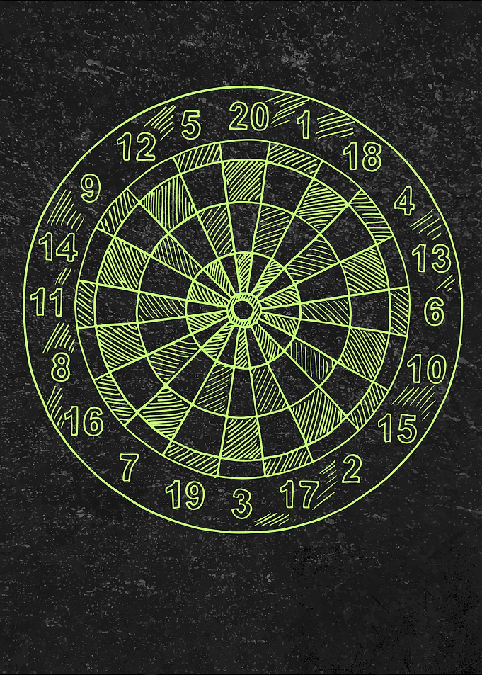 Dartboard Sketch
