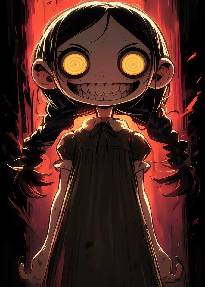 Creepy Anime Girl