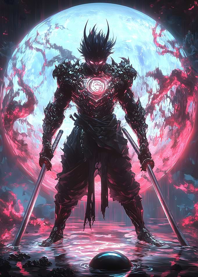 Samurai Warrior in Poison Lake