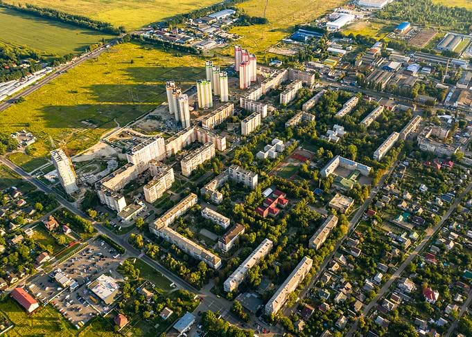 Aerial View of Cityscape