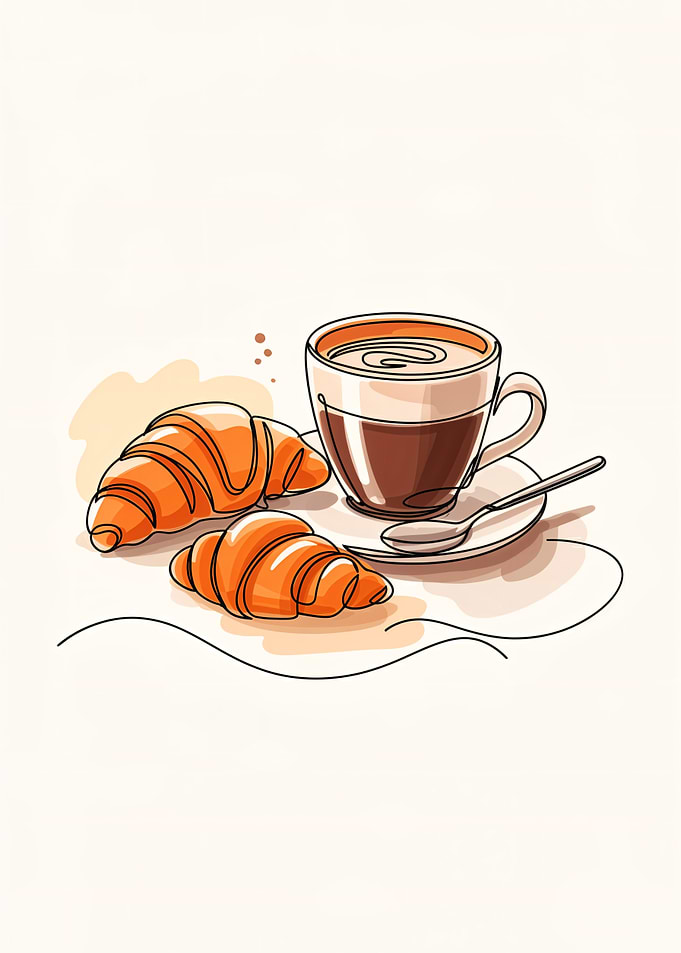 Coffee and Croissants