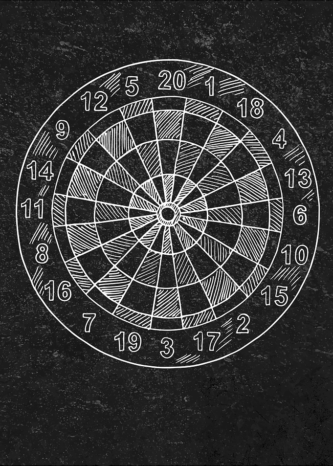 Dartboard Sketch