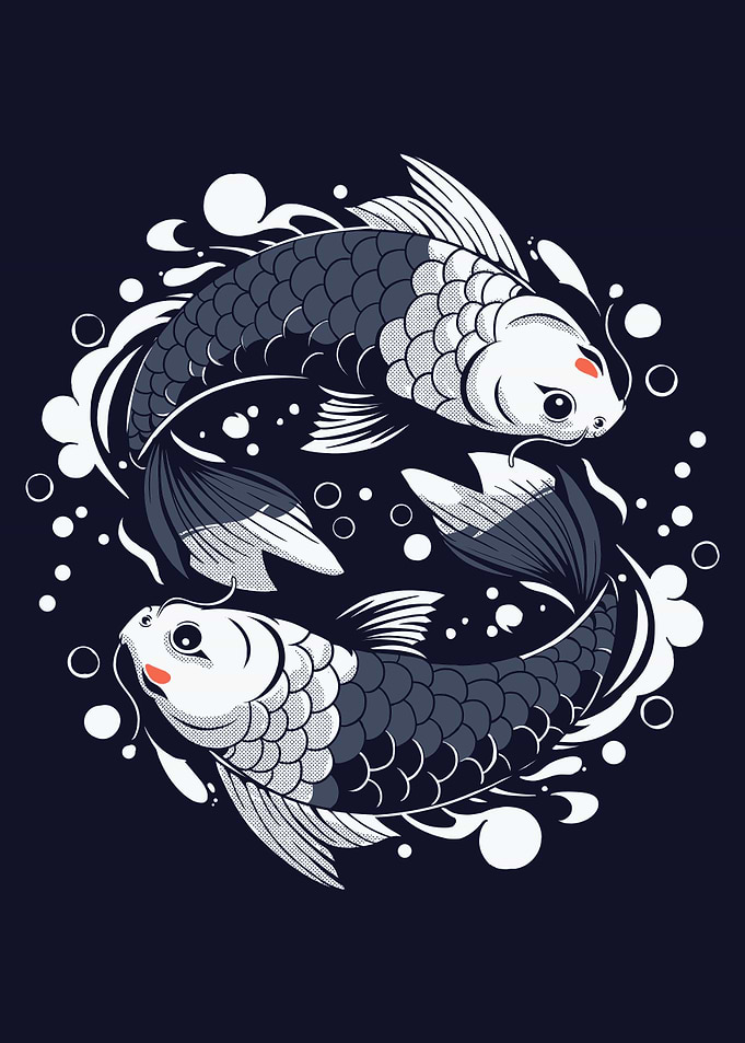 Koi Fish Illustration