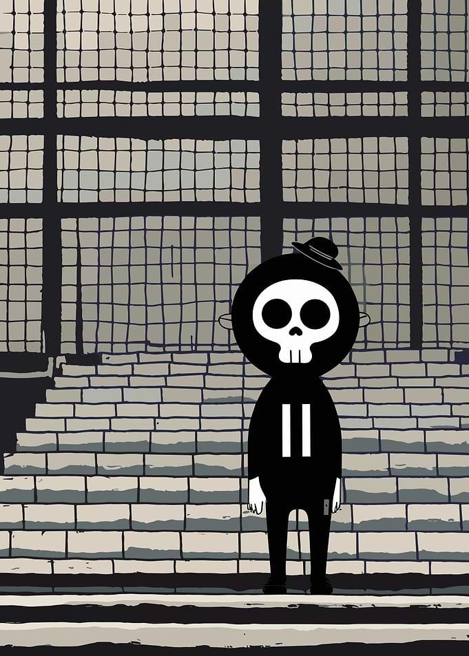 Skeleton Character Illustration