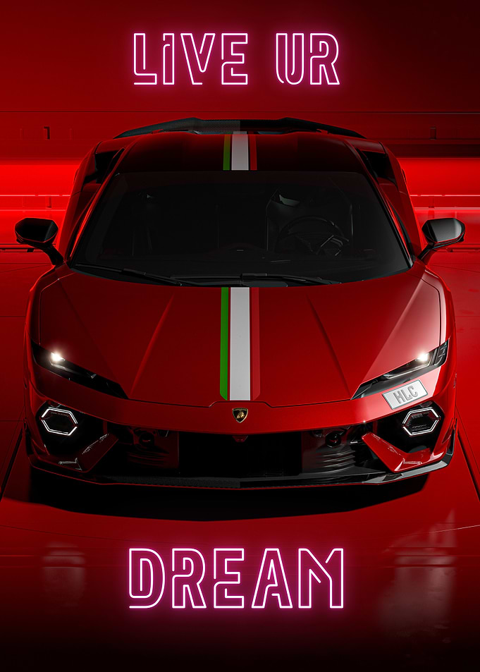 Red Sports Car Dream