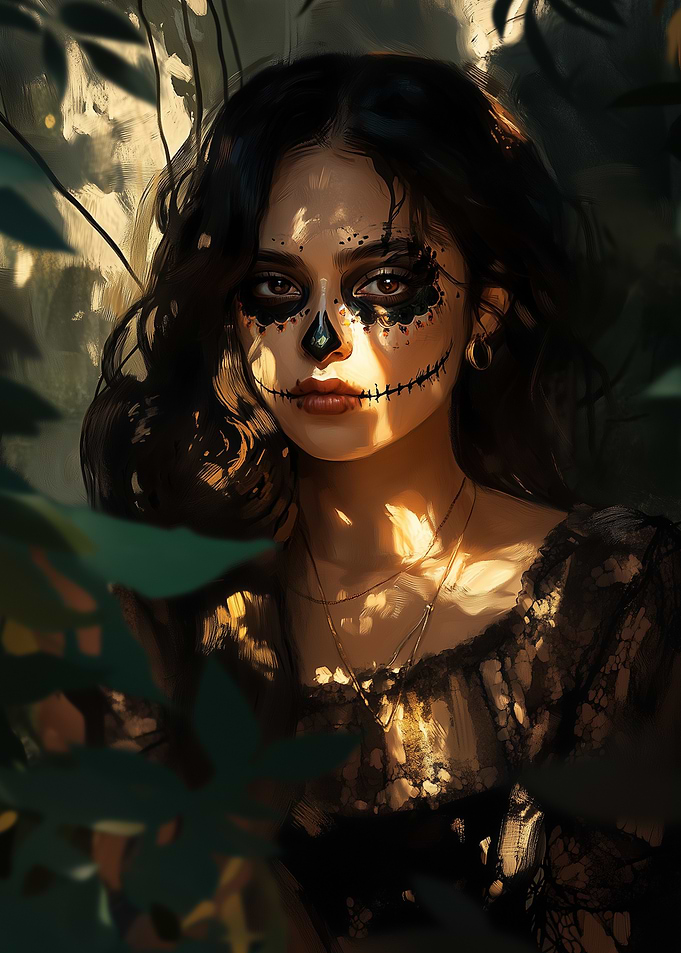 Sugar Skull Girl Day of the Dead