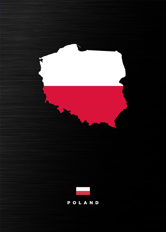Poland Map Outline