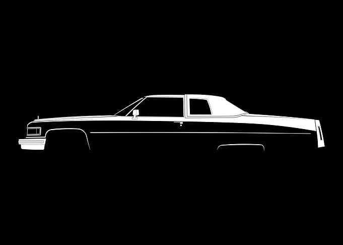 Coupe DeVille (1976) Silhouette