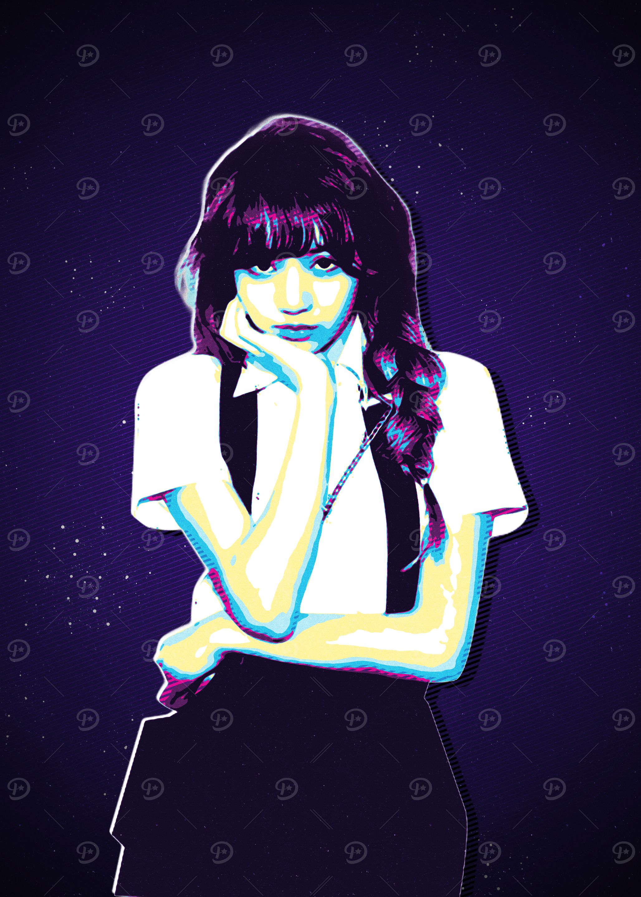 Pop Art Girl Portrait