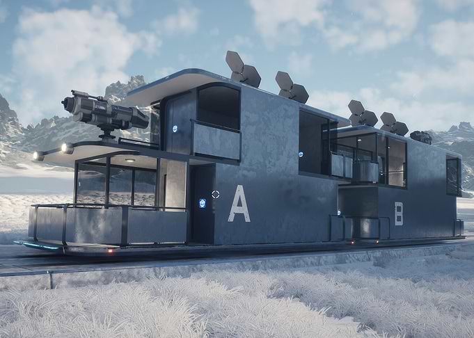 Futuristic Mobile Base